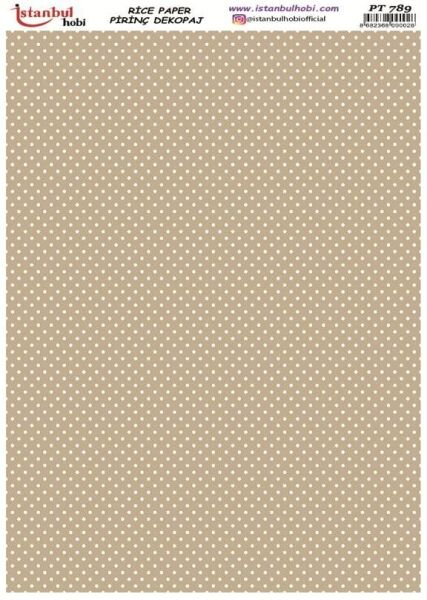 Pirinç Dekopaj Kağıdı 30x42cm PT-789