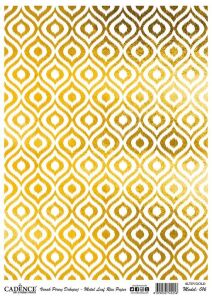 Cadence Altın Varak Pirinç Dekoapaj Kağıdı - Model 16