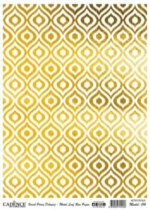 Cadence Altın Varak Pirinç Dekoapaj Kağıdı - Model 16