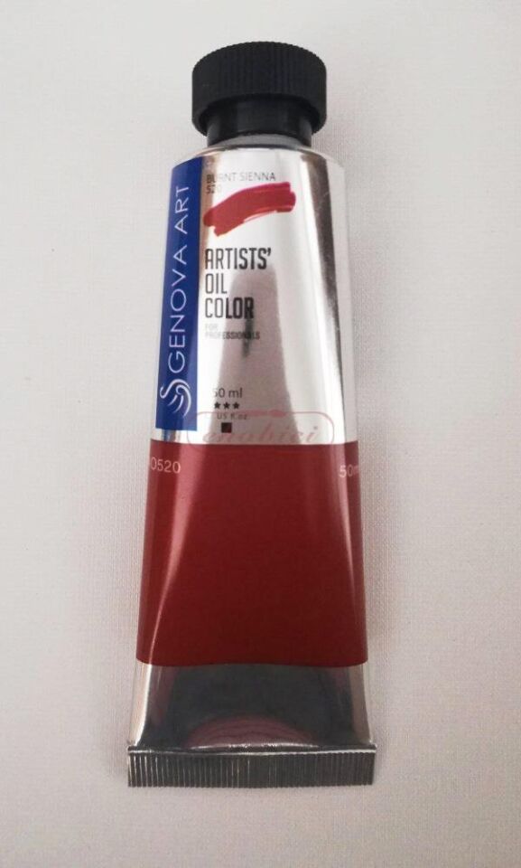 Cenova Art Profesyonel Yağlı Boya 520 Burnt Sienna 50ml