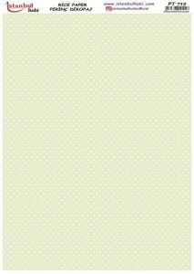 Pirinç Dekopaj Kağıdı 30x42cm PT-712