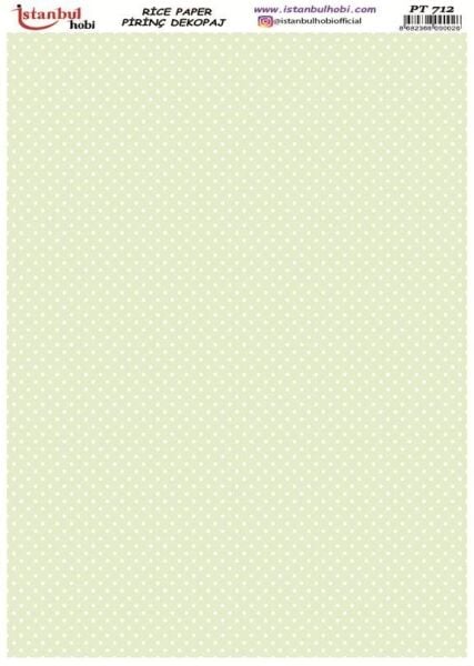 Pirinç Dekopaj Kağıdı 30x42cm PT-712