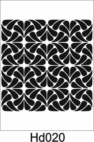 Duvar Dekor Stencil Şablon (40x40) HD-020