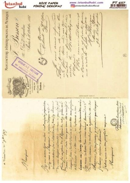 Pirinç Dekopaj Kağıdı 30x42cm PT-457