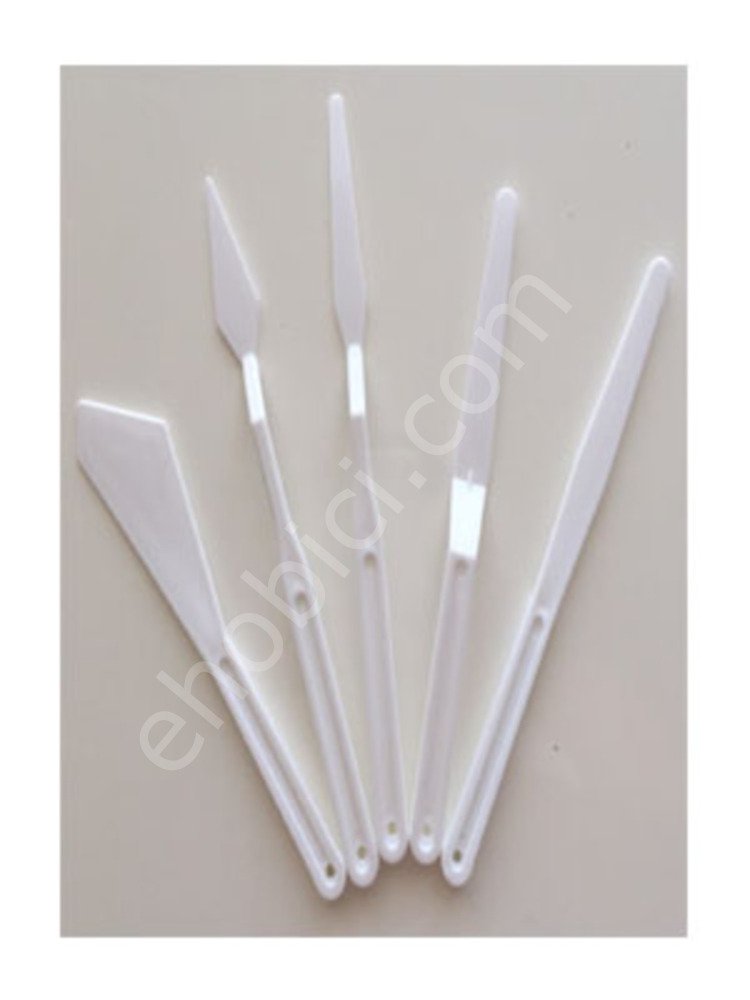 Plastik 5 li Spatula Seti