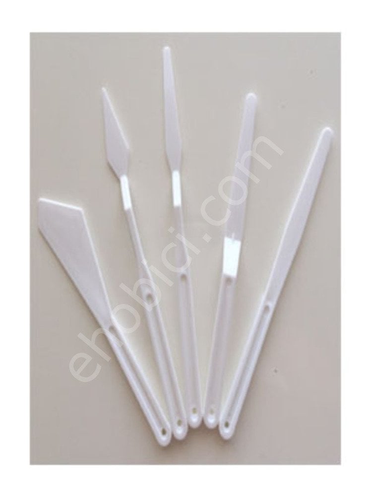 Plastik 5 li Spatula Seti
