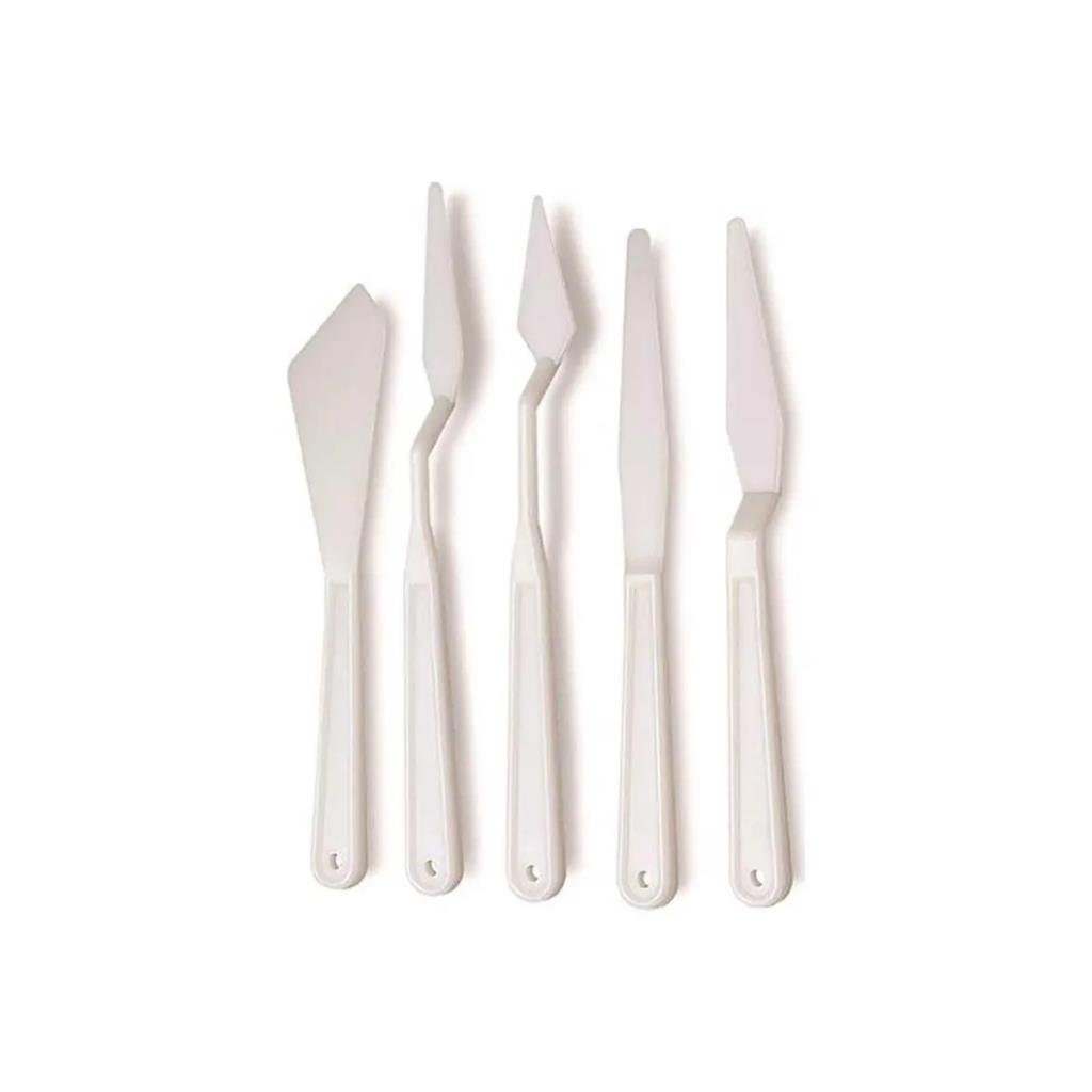 Plastik 5 li Spatula Seti