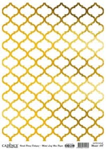 Cadence Altın Varak Pirinç Dekoapaj Kağıdı - Model 18
