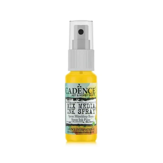 Cadence Mix Media Sprey Mürekkep Boya MM02 Sarı 25ml