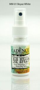 MM01 Cadence Beyaz Mix Media Boyası