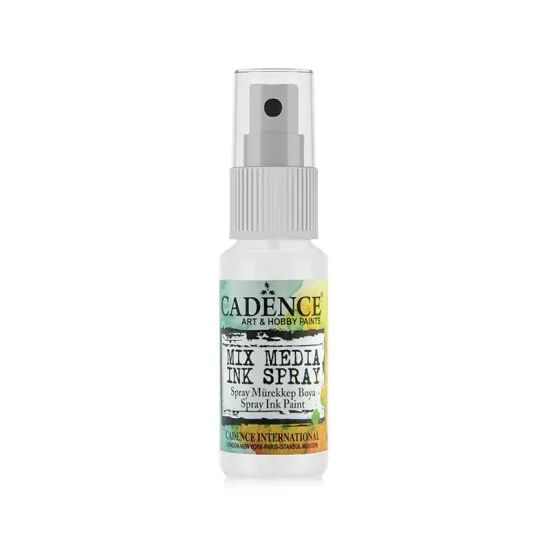 Cadence Mix Media Sprey Mürekkep Boya MM01 Beyaz 25ml