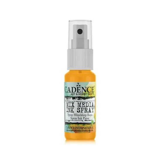 Cadence Mix Media Sprey Mürekkep Boya MM03 Güneş Sarı 25ml