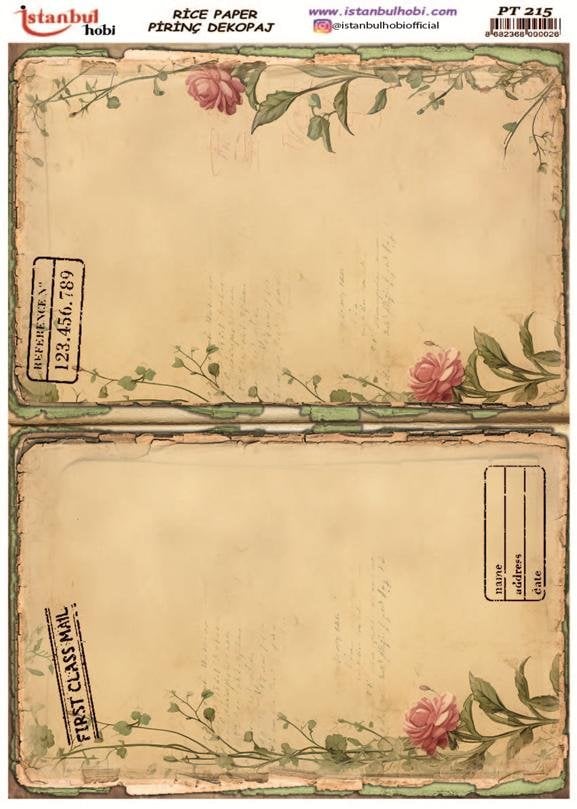 Pirinç Dekopaj Kağıdı 30x42cm PT-215