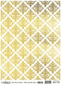 Cadence Altın Varak Pirinç Dekoapaj Kağıdı - Model 20
