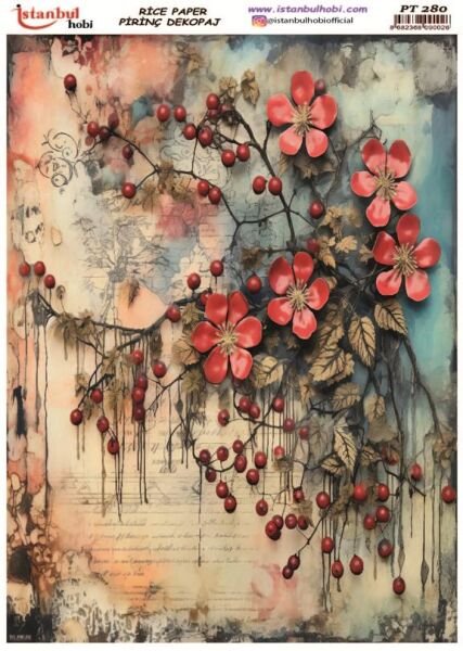 Pirinç Dekopaj Kağıdı 30x42cm PT-280