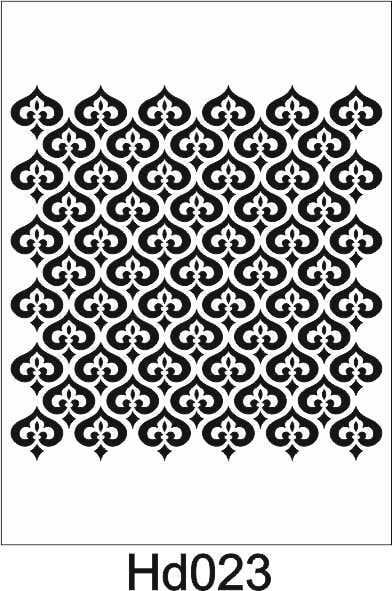 Duvar Dekor Stencil Şablon (40x40) HD-023