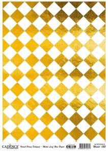 Cadence Altın Varak Pirinç Dekoapaj Kağıdı - Model 22