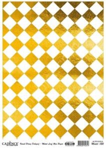 Cadence Altın Varak Pirinç Dekoapaj Kağıdı - Model 22