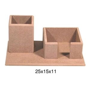 Ahşap İkili Kalemlik F768