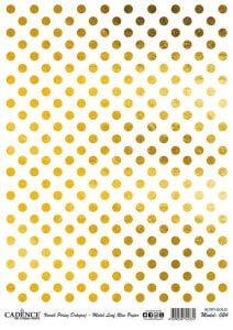 Cadence Altın Varak Pirinç Dekoapaj Kağıdı - Model 24