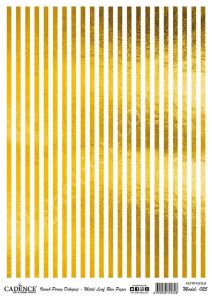 Cadence Altın Varak Pirinç Dekoapaj Kağıdı - Model 25