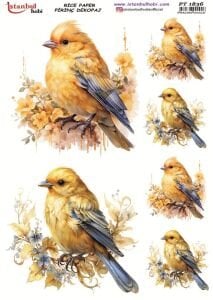 Pirinç Dekopaj Kağıdı 30x42cm PT-1836