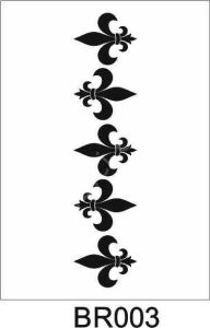 Border Desen Stencil Şablon (10x25) BR-003