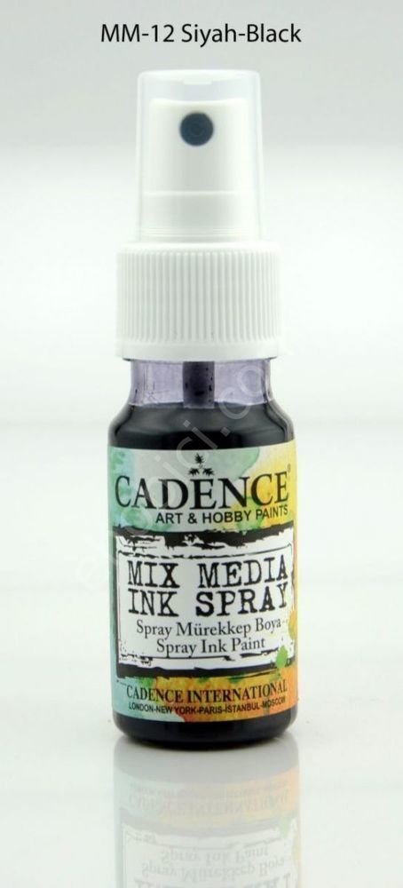 MM12 Cadence Siyah Mix Media Boyası