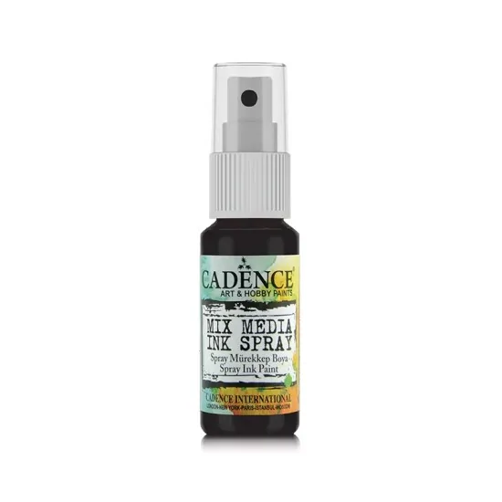 Cadence Mix Media Sprey Mürekkep Boya MM12 Siyah 25ml