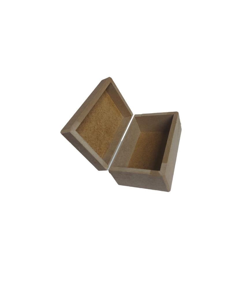 Ahşap Mini Dikdörtgen Kutu 12x8cm