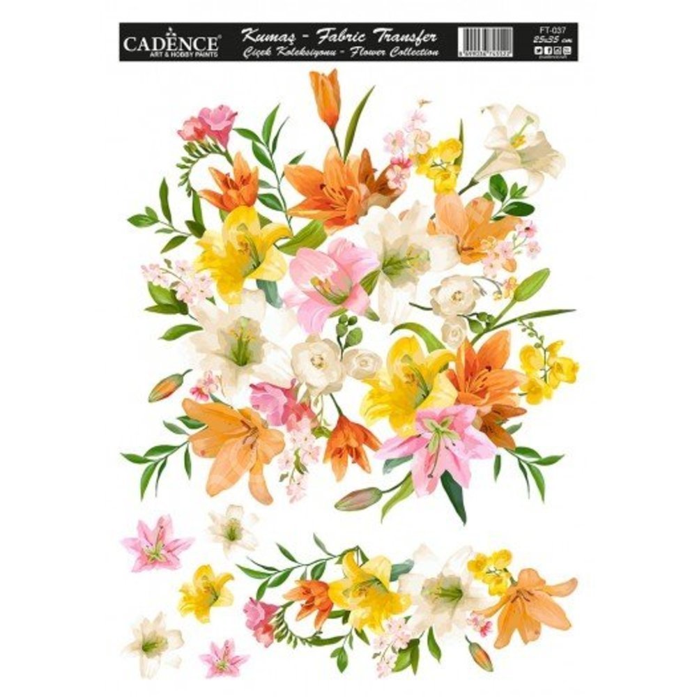 FT-37 Cadence Kumaş Transfer 25x35cm