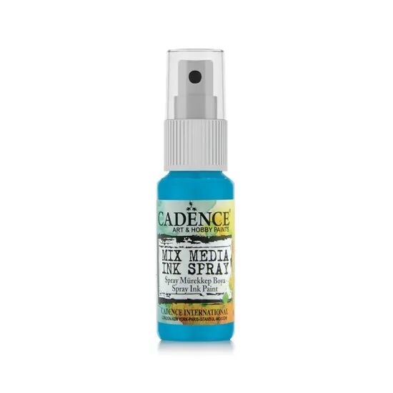 Cadence Mix Media Sprey Mürekkep Boya MM13 Açık Mavi 25ml
