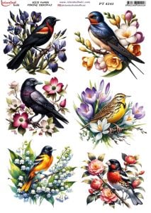 Pirinç Dekopaj Kağıdı 30x42cm PT-4241