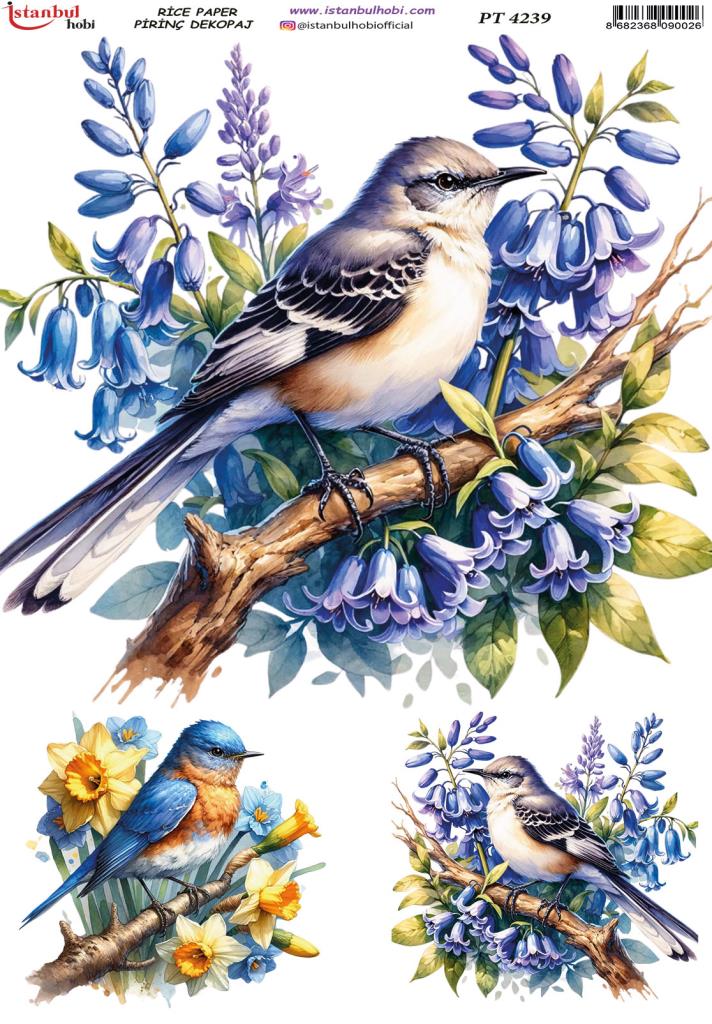 Pirinç Dekopaj Kağıdı 30x42cm PT-4239