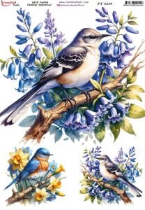 Pirinç Dekopaj Kağıdı 30x42cm PT-4239