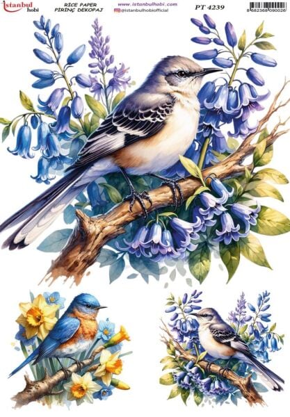 Pirinç Dekopaj Kağıdı 30x42cm PT-4239