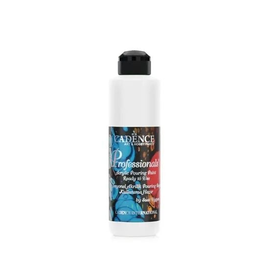 Cadence Profesyonel Hazır Pouring Boya PP01 Beyaz 250ml