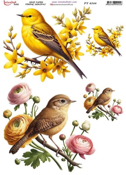 Pirinç Dekopaj Kağıdı 30x42cm PT-4244