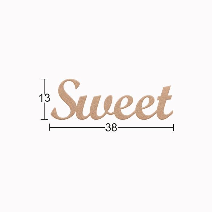 Ahşap Sweet Yazısı DS-115