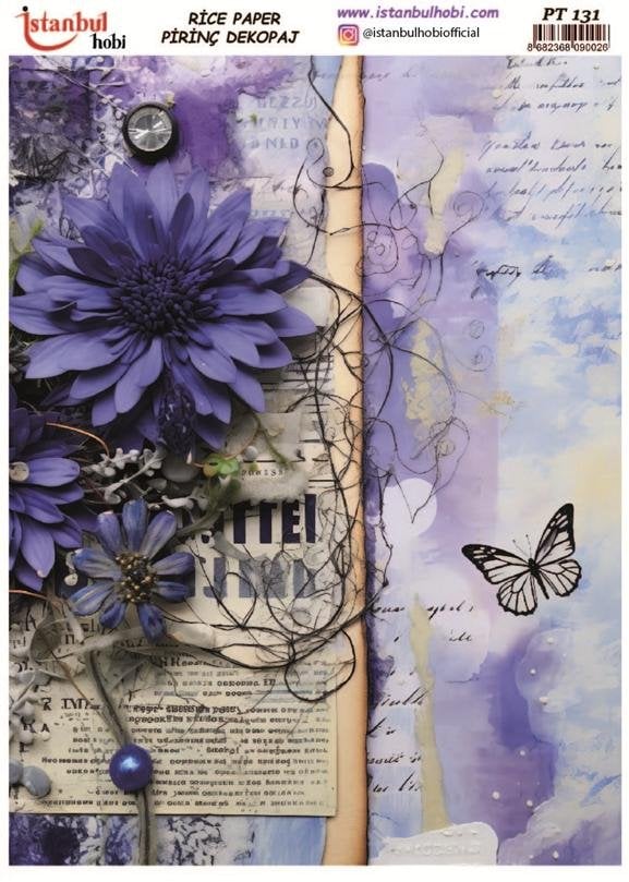 Pirinç Dekopaj Kağıdı 30x42cm PT-131