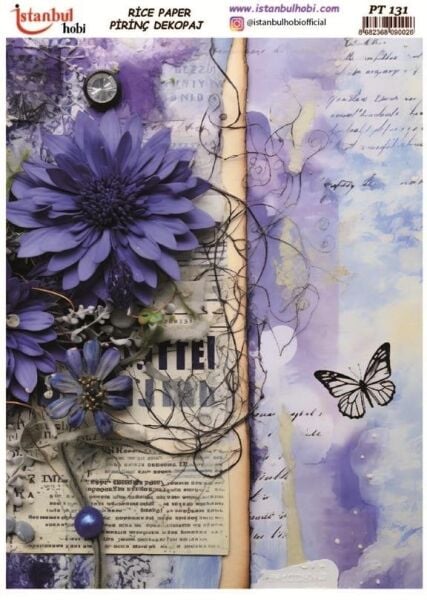Pirinç Dekopaj Kağıdı 30x42cm PT-131