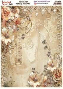 Pirinç Dekopaj Kağıdı 30x42cm PT-063