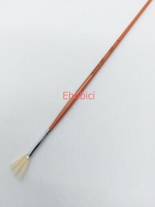 Cenova Art 113 Doğal Uzun Sap Yelpaze Fırça No:1