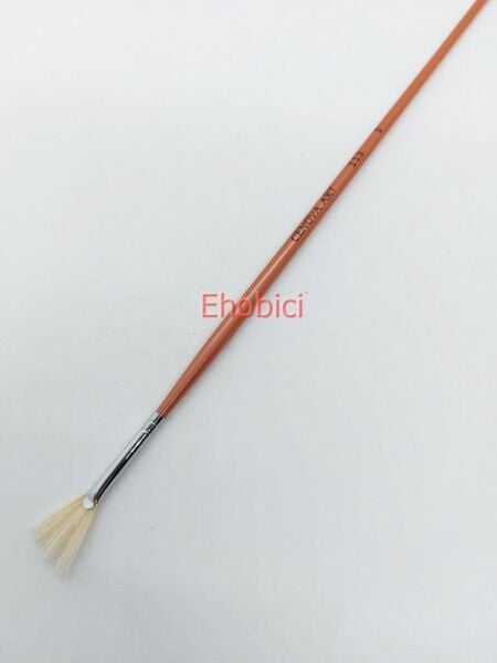 Cenova Art 113 Doğal Uzun Sap Yelpaze Fırça No:1