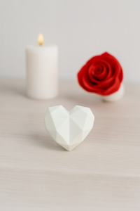 Kübik Kalp Figür 5x5,5cm