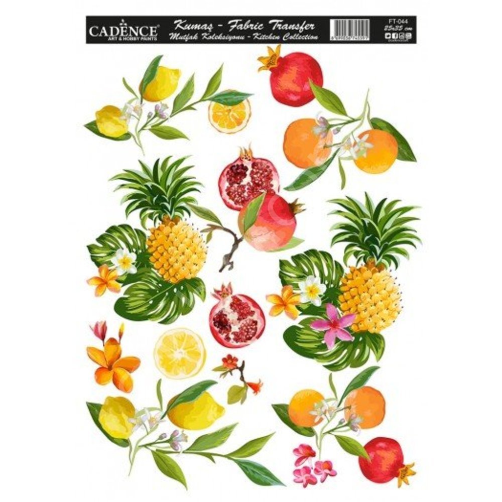 KT-44 Cadence Kumaş Transfer 25x35cm