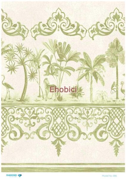 Diamond Pirinç Dekopaj Kağıdı - 586