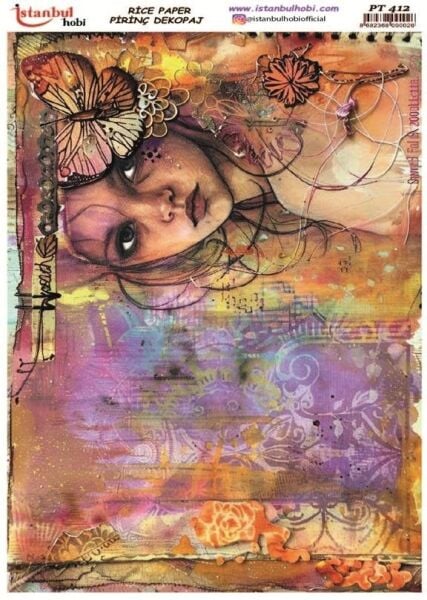Pirinç Dekopaj Kağıdı 30x42cm PT-412