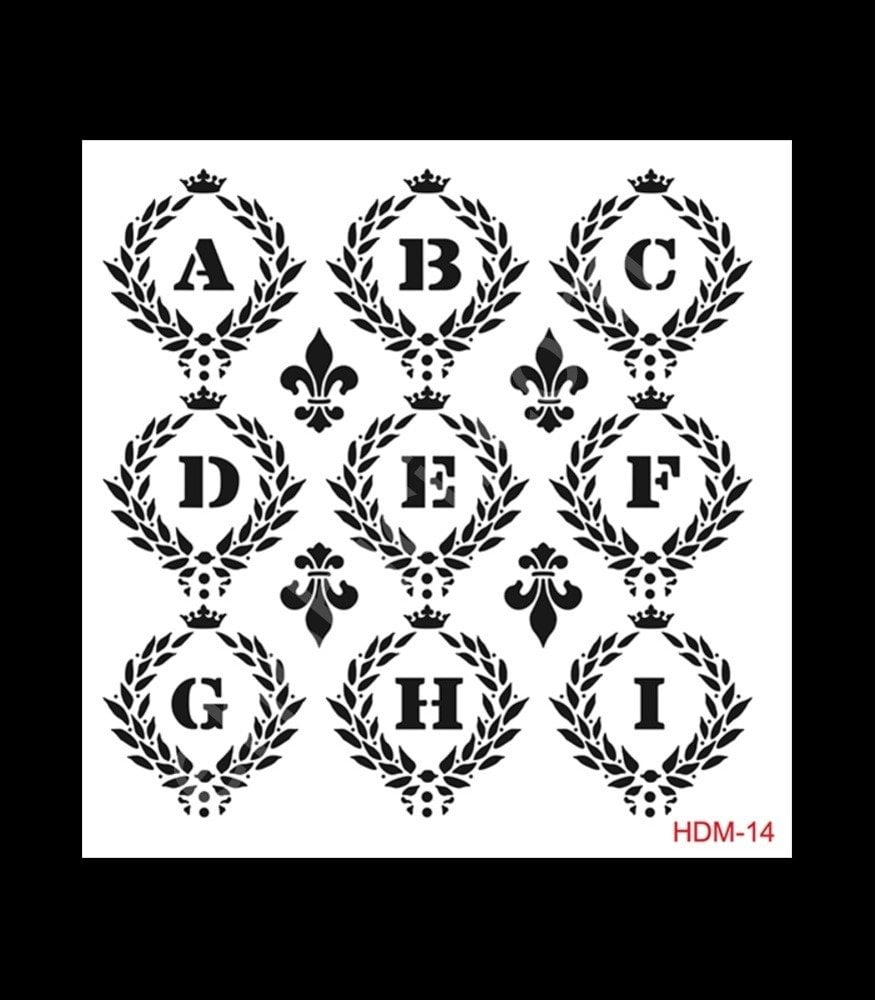 HDM14 Cadence Home Dekor Stencil 25x25