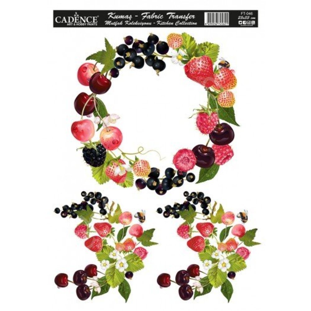 KT-46 Cadence Kumaş Transfer 25x35cm